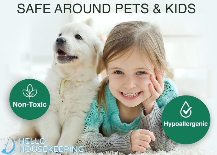 HHK Uses Only Kid & Pet-Safe Cleaning Products: – Duplicate – [#616]